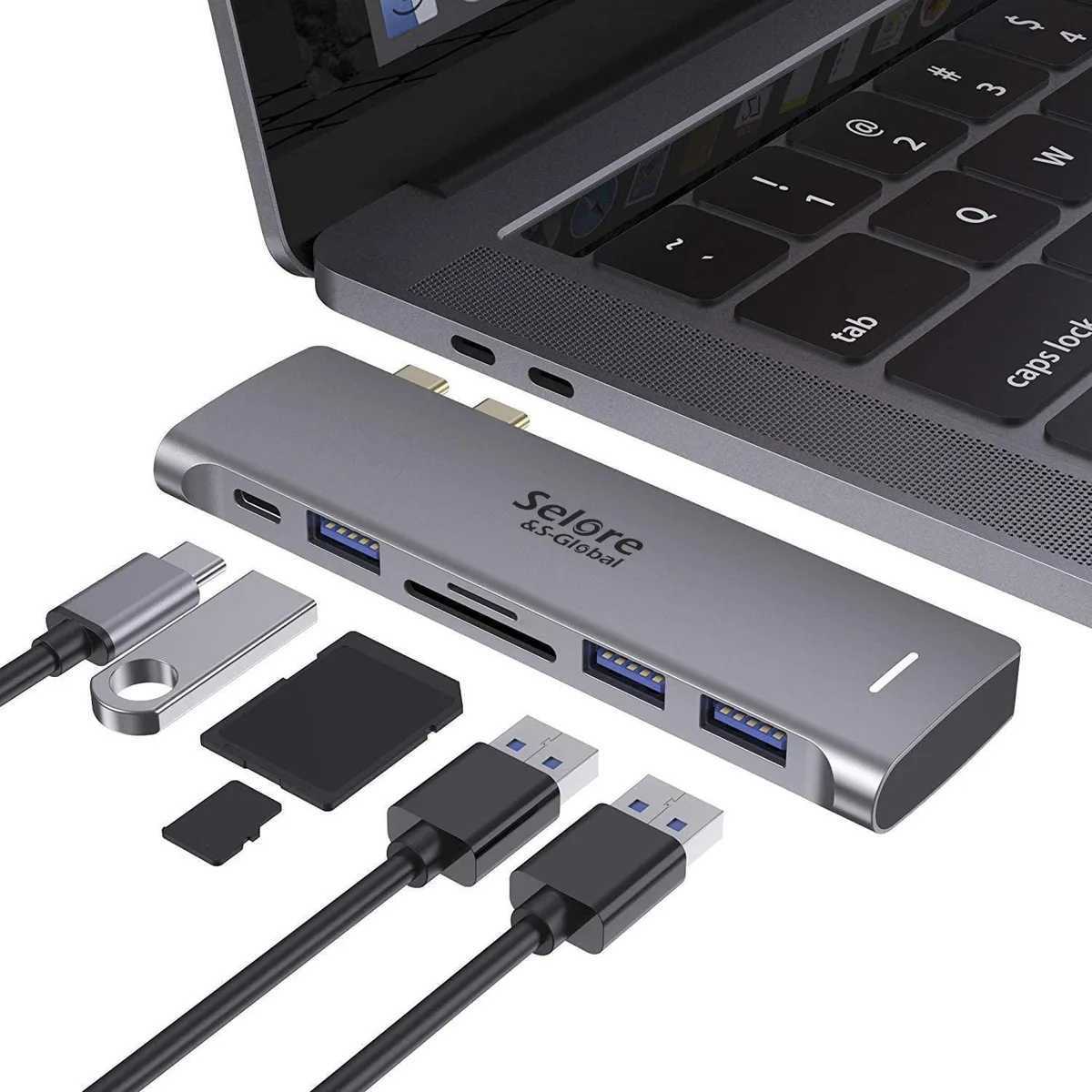 Belkin UC2205 6-in-1 USB-C Docking Station — product photo