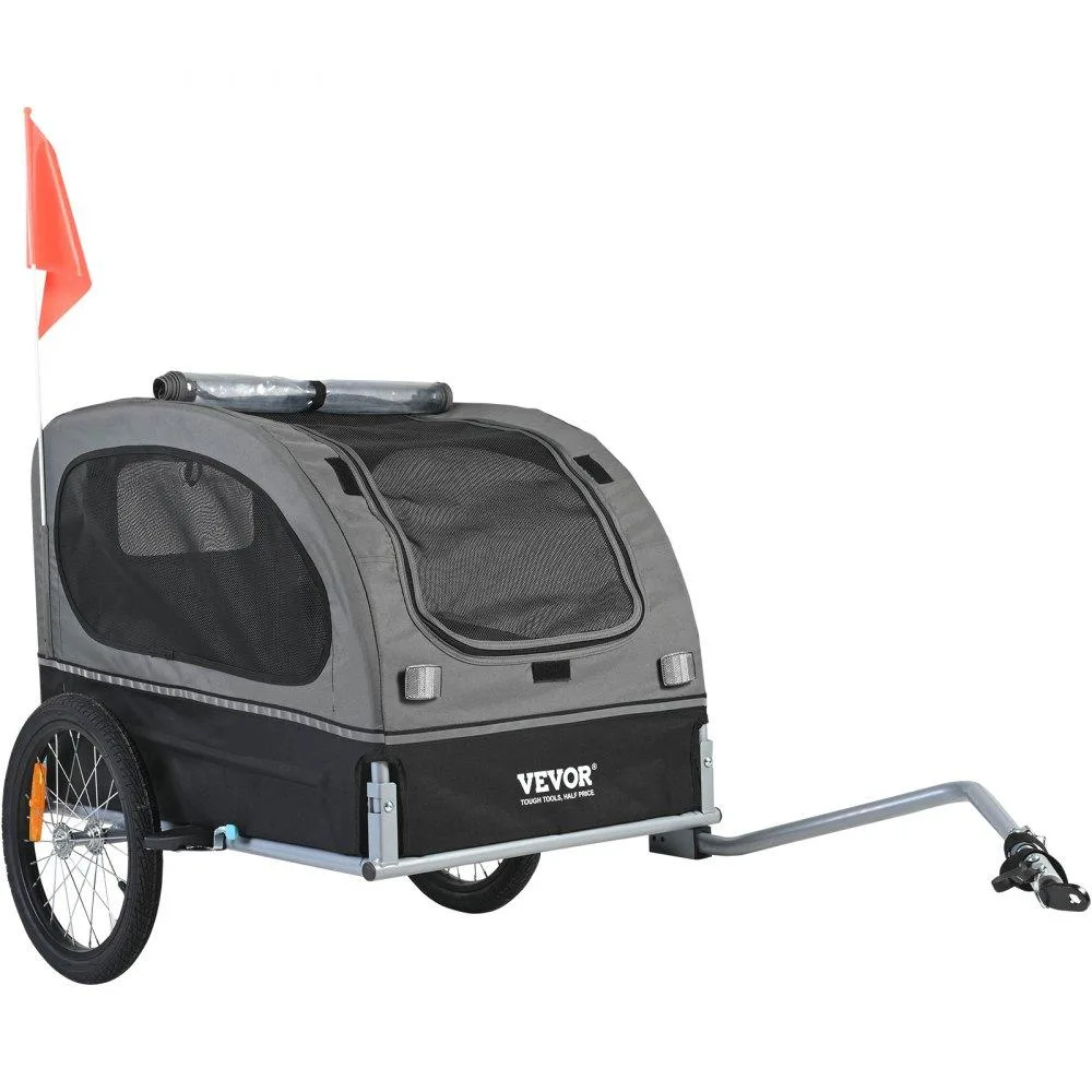 VEVOR VEVOR Dog Bike Trailer DT810 88 lbs Black/Gray — product photo