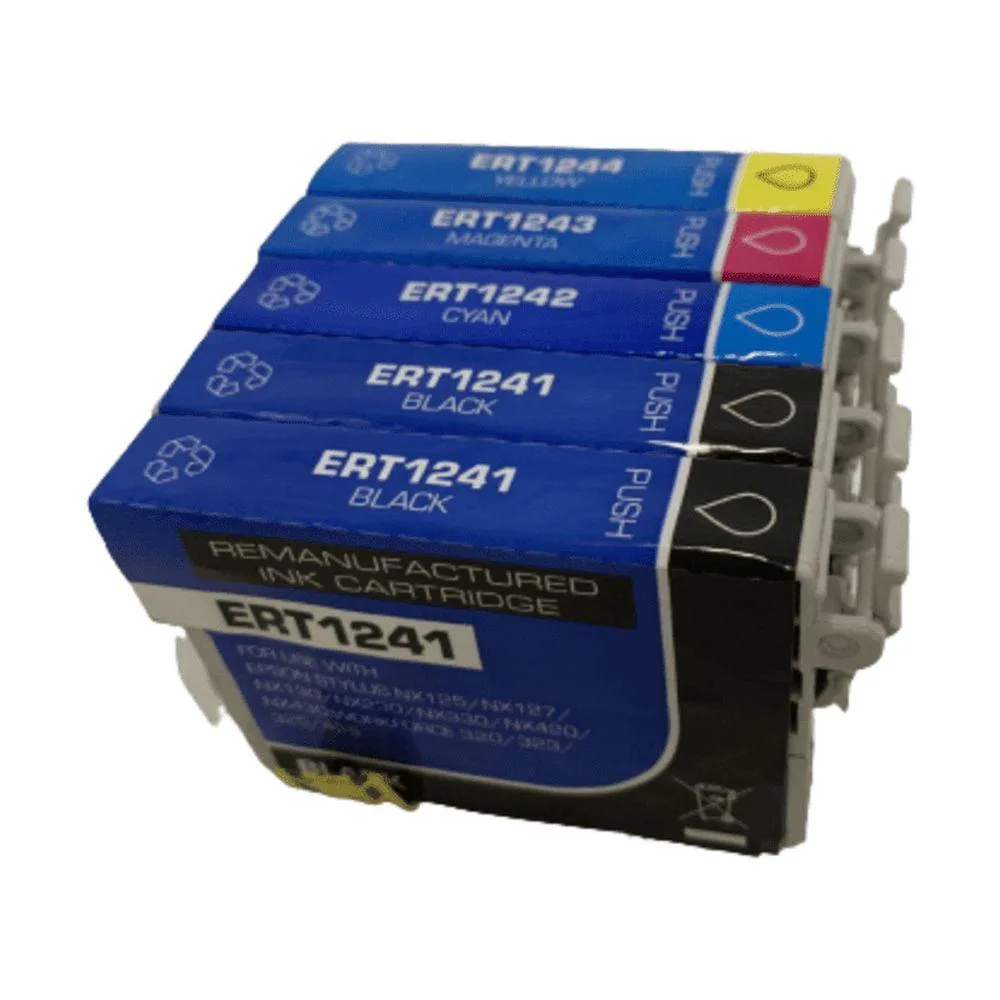 Ninestar Technology Ninestar Technology 124 5-pack toner cartridge (2 black, cyan, magenta, yellow) — product photo