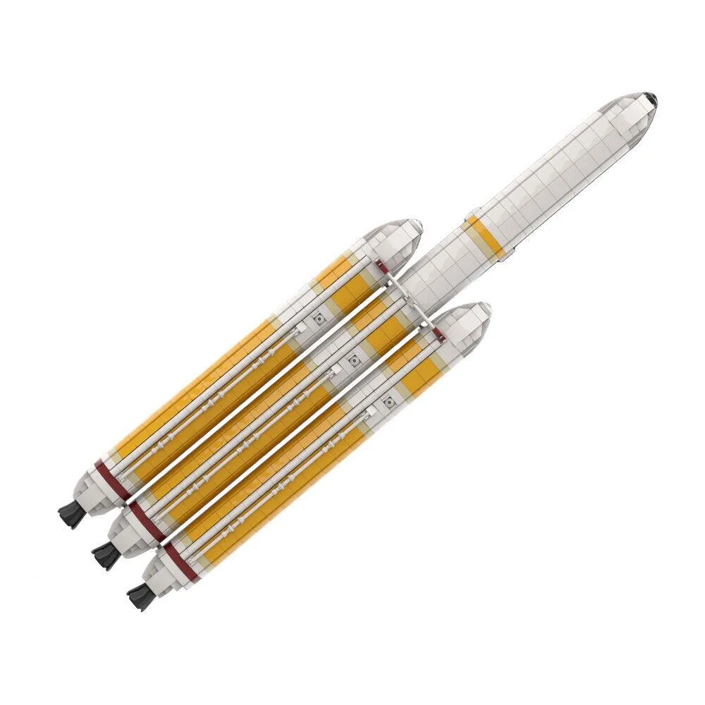 ZITIANYOUBUILD ZITIANYOUBUILD Delta IV Heavy Parker Solar Probe Saturn V 1884 Pieces MOC — product photo