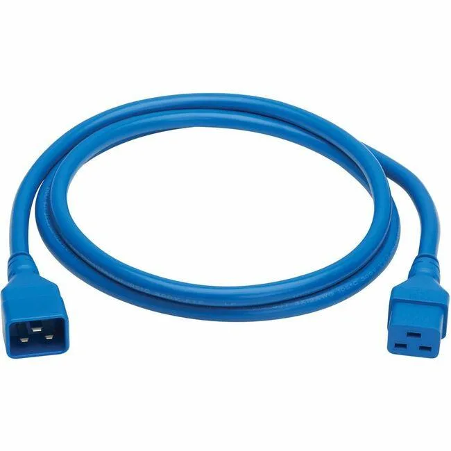 Tripp Lite Tripp Lite C20 to C19 Power Extension Cord 12 AWG 6 ft Blue — product photo
