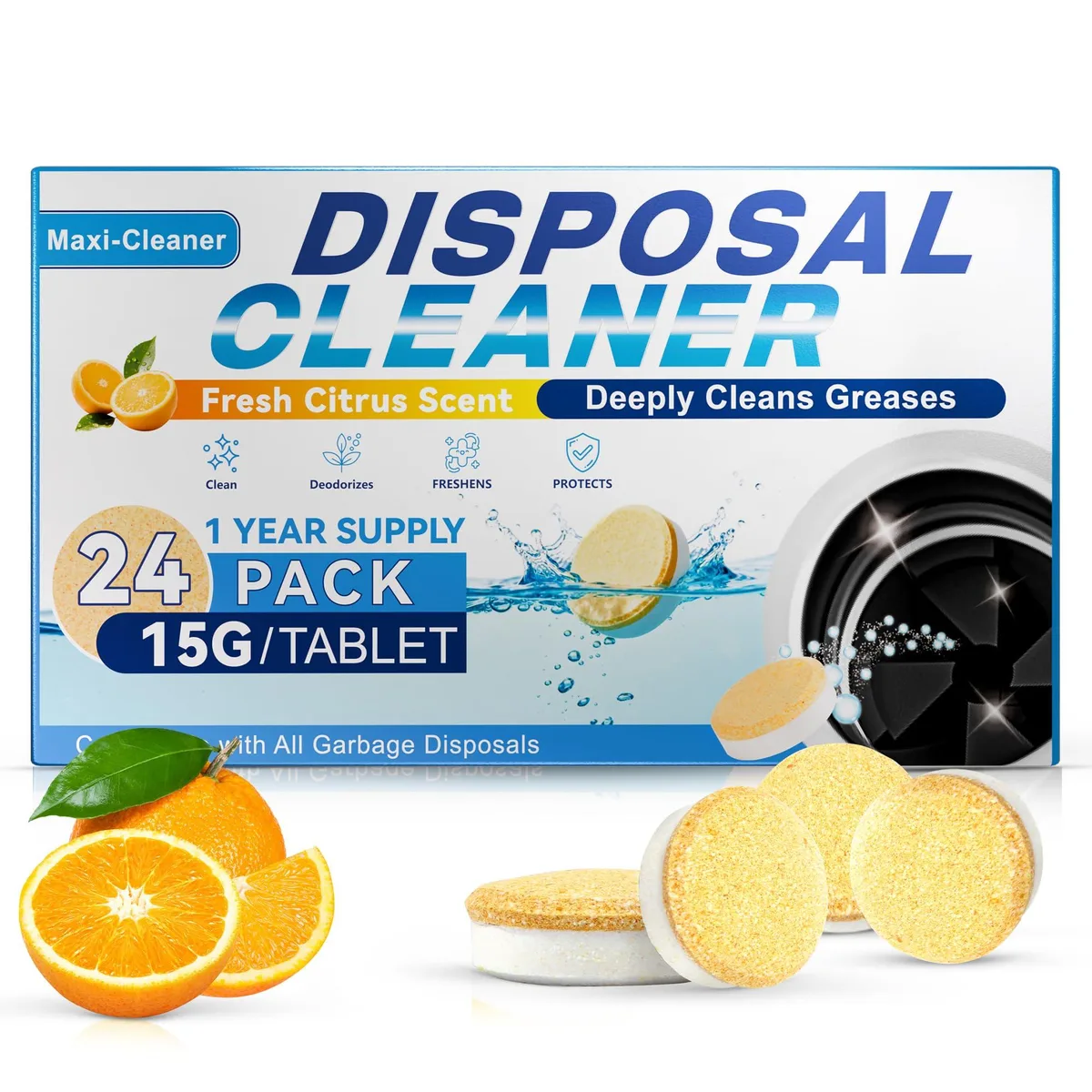  Metra Garbage Disposal Cleaner Tablets 24 Pack — product photo