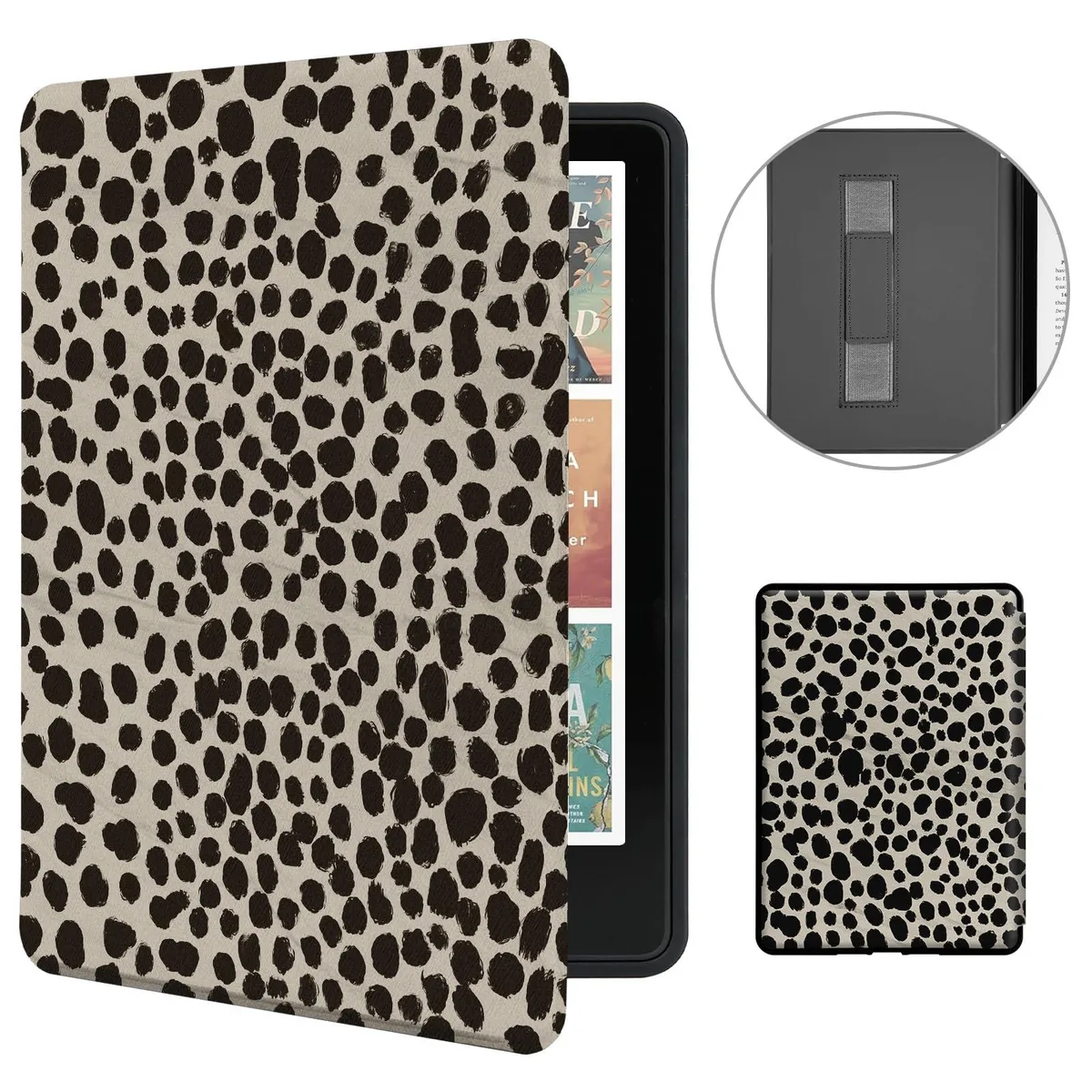  MOROCK No.SA568B/SA569P e-book accessory Khaki Leopard Print — product photo