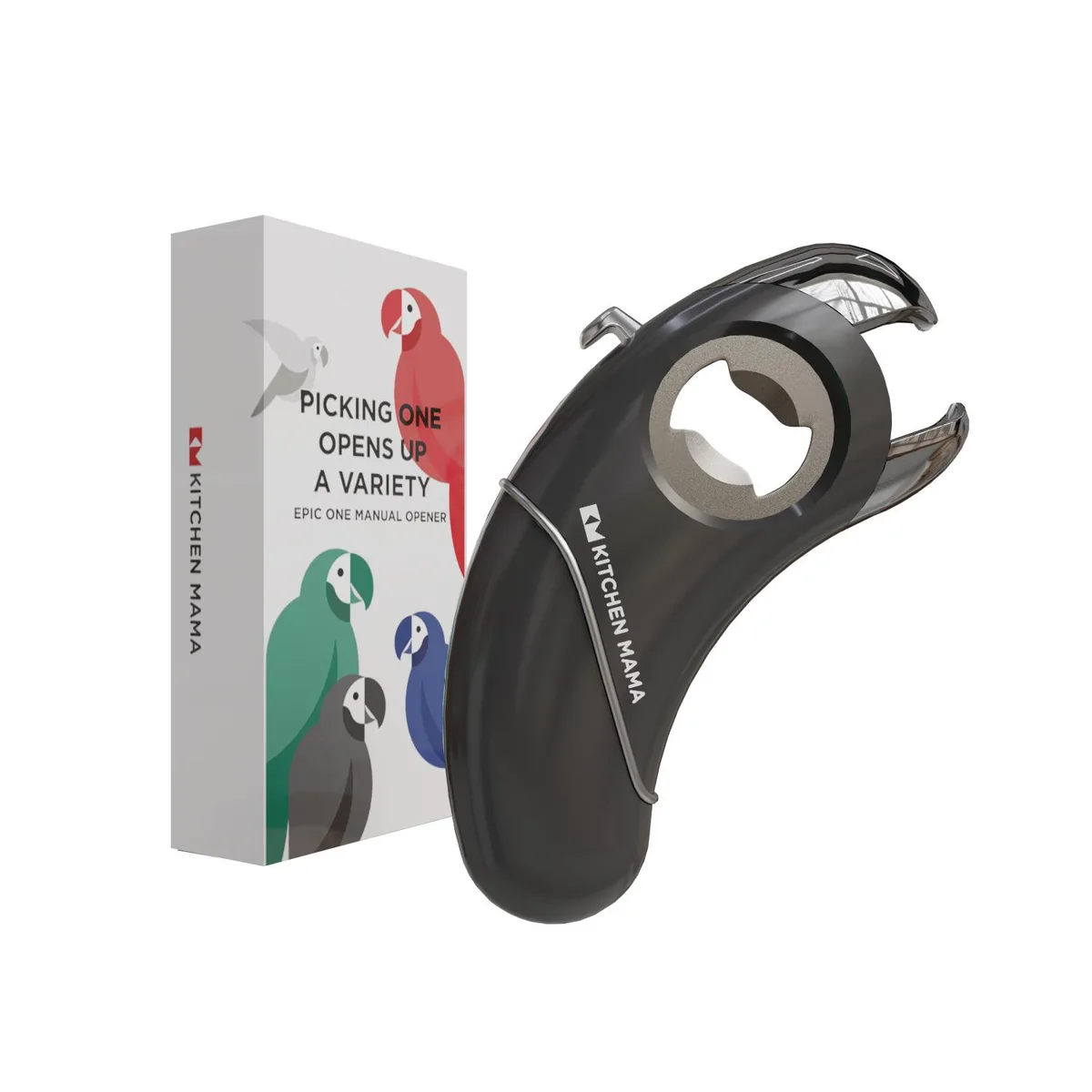 KITCHEN MAMA KITCHEN MAMA Epic One Multifunctional Opener Metal Grey accessory — product photo