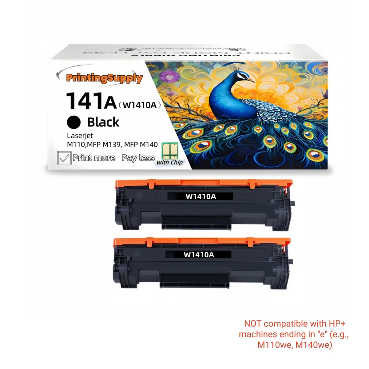 Ninestar Technology Ninestar Technology 141A 2-Pack Black Toner Cartridge 1900 Pages — product photo
