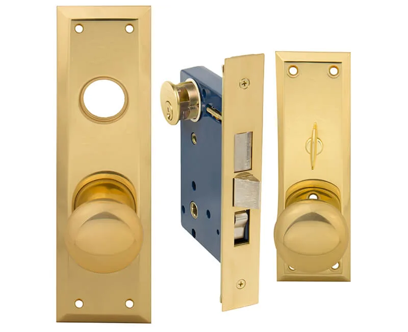 Tuff Stuff Tuff Stuff 5100XL Polished Brass Left Hand Mortise Door Lock — product photo
