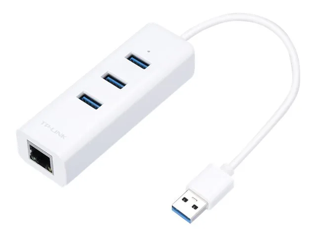 TP-Link TP-Link UE330 3-Port USB 3.0 Hub with Gigabit Ethernet — product photo