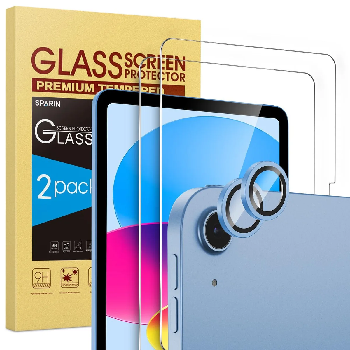 SPARIN 2+2 Pack Screen Protector iPad A16 11th/10th Gen 11/10.9 — product photo