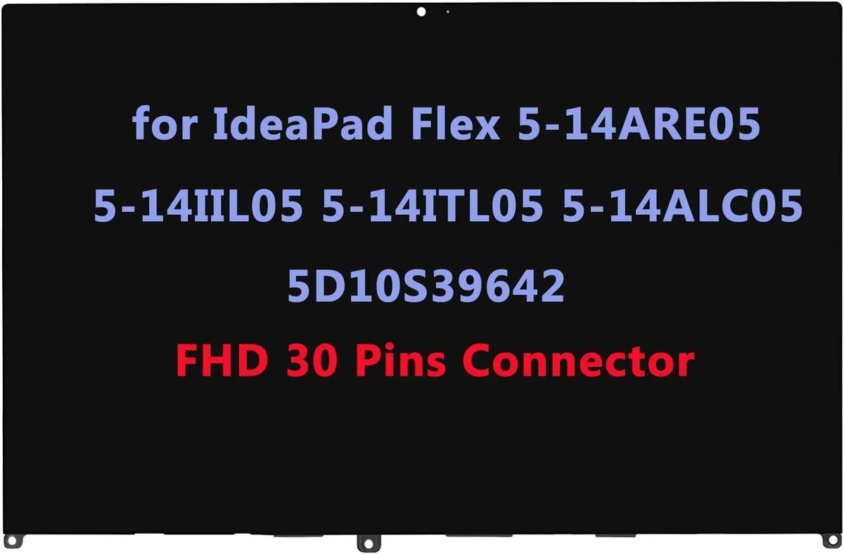 NUOLAISUN NUOLAISUN 14.0" FHD IPS Touch Screen Digitizer Assembly Bezel for Lenovo IdeaPad Flex 5 — product photo