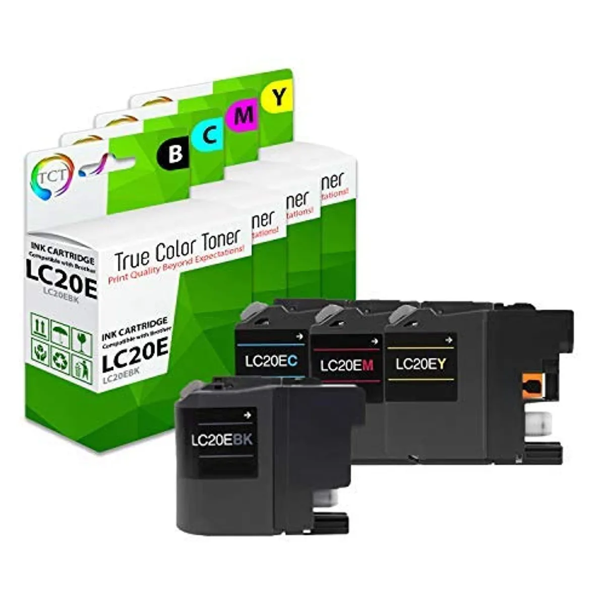 TCT TCT LC20E Ink Cartridge 4 Pack High Yield — product photo