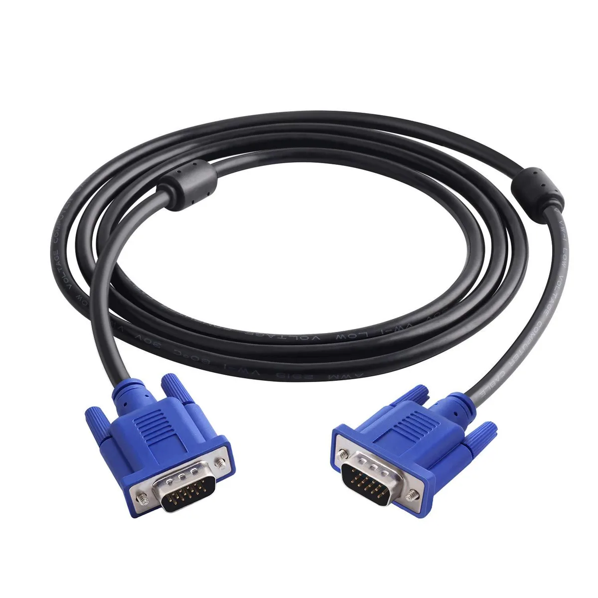  PASOW PSW-VGA VGA cable 15-pin male-to-male 6 ft — product photo