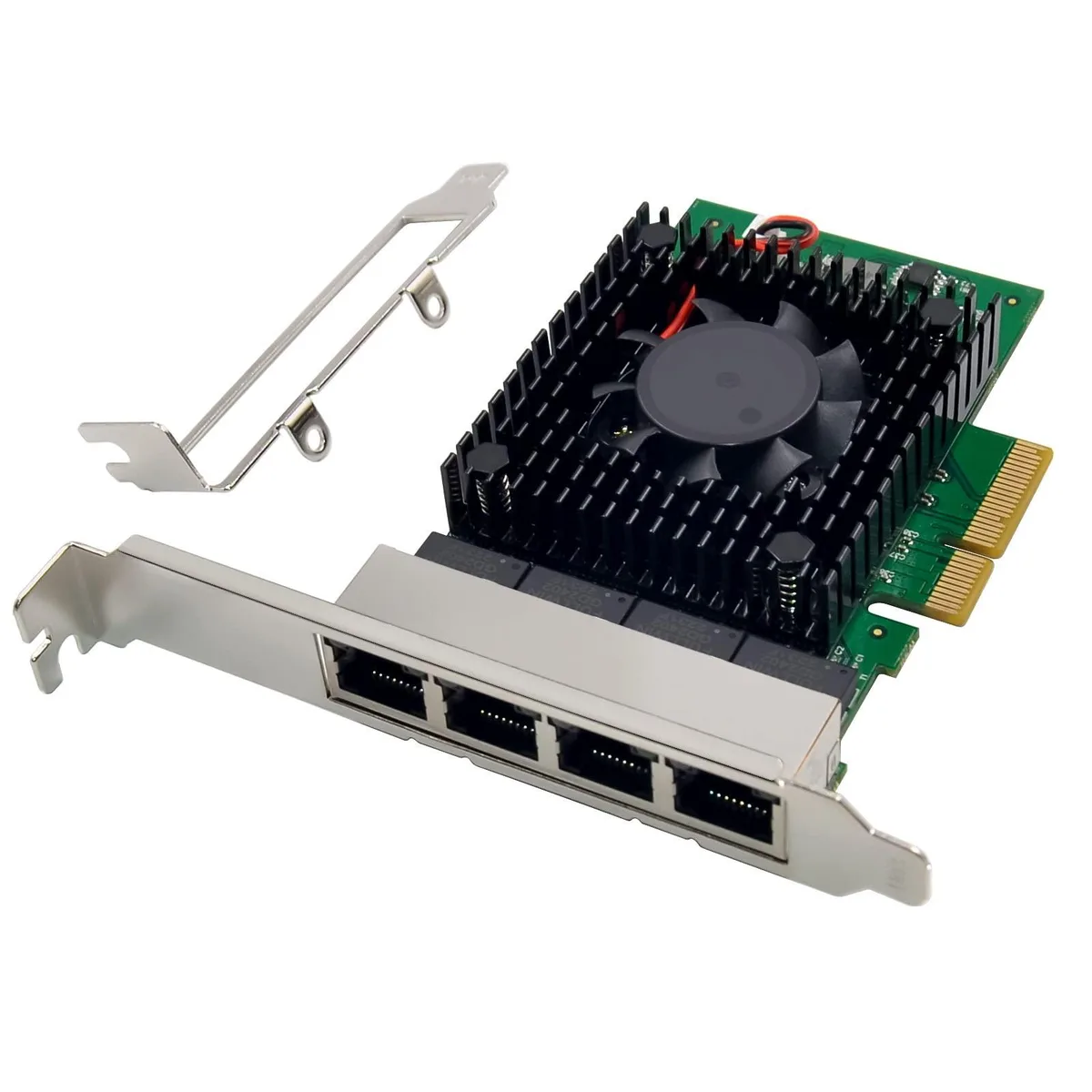C&N C&N Quad-port 2.5 GbE Network Adapter PCIe 3.1 Intel I225-V Low Profile Bracket — product photo