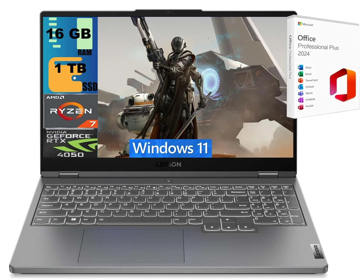Lenovo Lenovo LOQ 15 Raider gaming laptop Gray — product photo