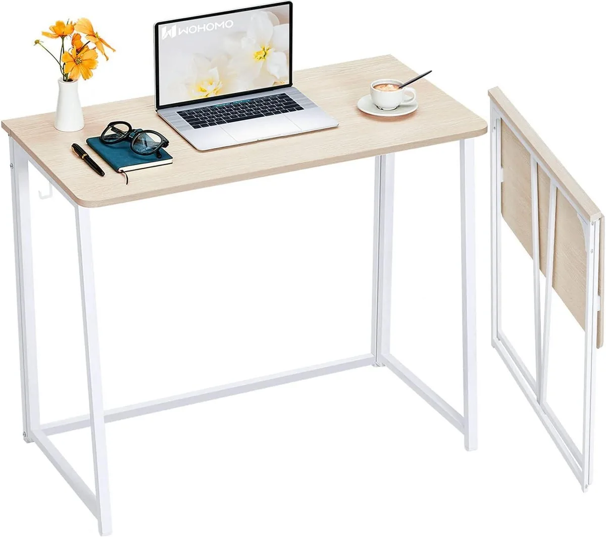 PISKEKAT PISKEKAT Folding Desk 31.5" Oak 15.75"D 29.52"H — product photo