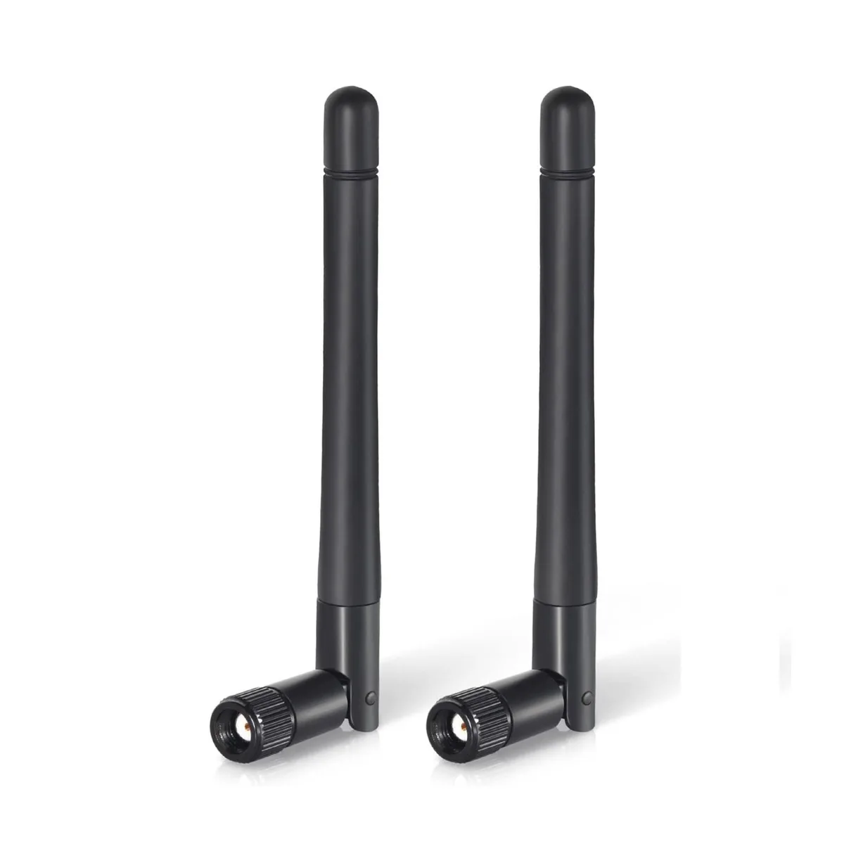 HighZer0 Electronics HighZer0 Electronics ANT07Z+B+RPSMA-M Mini-Black 3dBi Dual Band RP-SMA Male 2 Pack — product photo