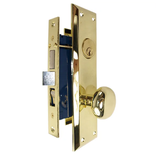 Tuff Stuff Tuff Stuff 6100AR Polished Brass Right Hand Mortise Entry Door Lock — product photo