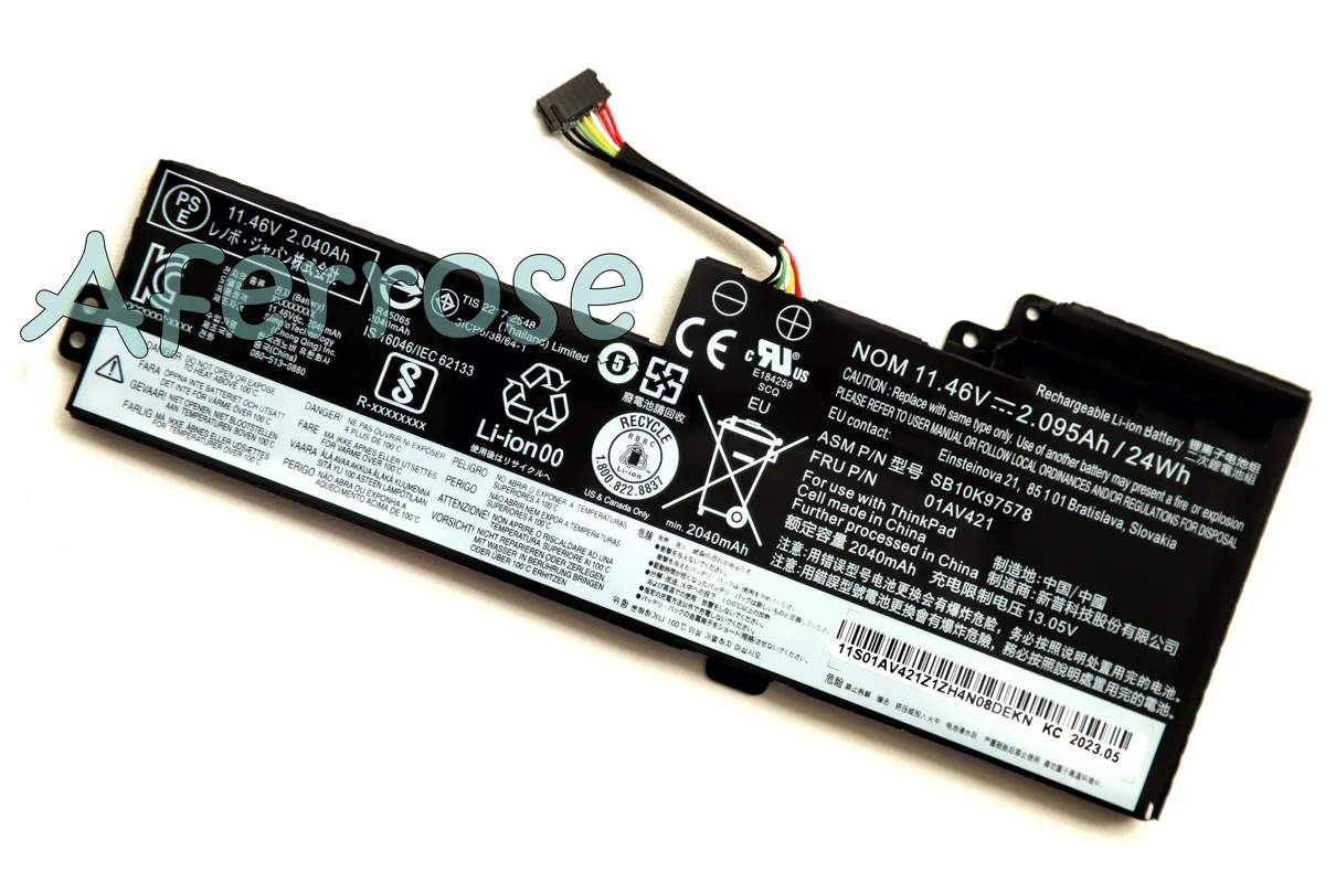 GOLDIX GOLDIX 24Wh Li-ion Battery for ThinkPad T470 T480 Series — product photo