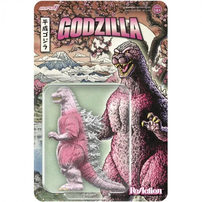 Super7 Super7 RE-TOHO-12318 Godzilla '89 Cherry Blossom Festival action figure 3.75 inch — product photo