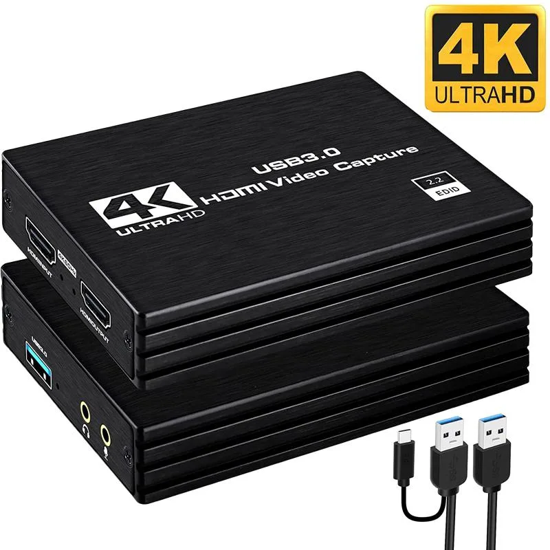 LUOM LUOM OZC3-1 4K HDMI capture card 1080p 60fps USB 3.0 — product photo