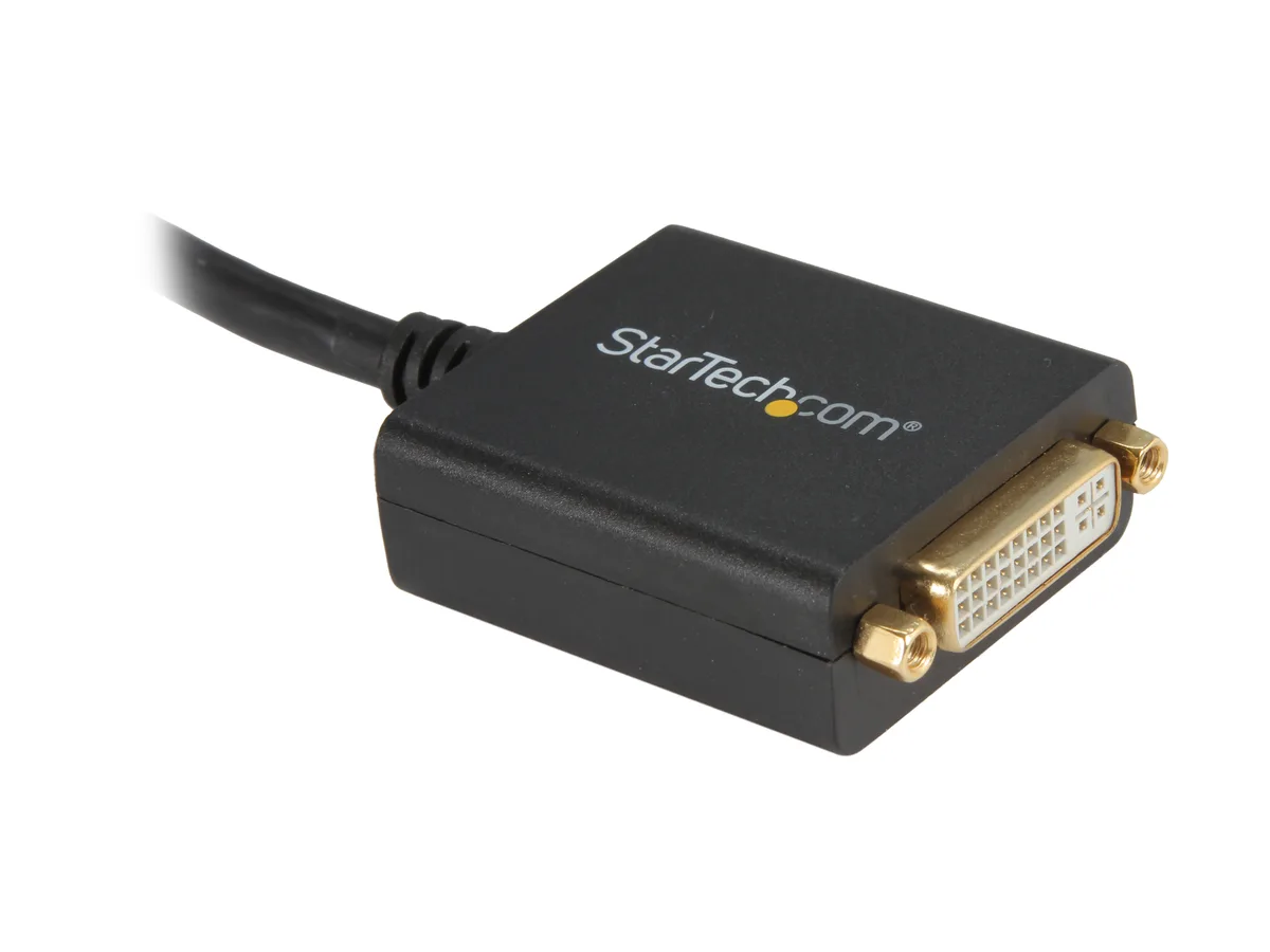 STARTECH STARTECH DP2DVI2 DisplayPort to DVI passive audio video converter 1080p 1920x1200 — product photo