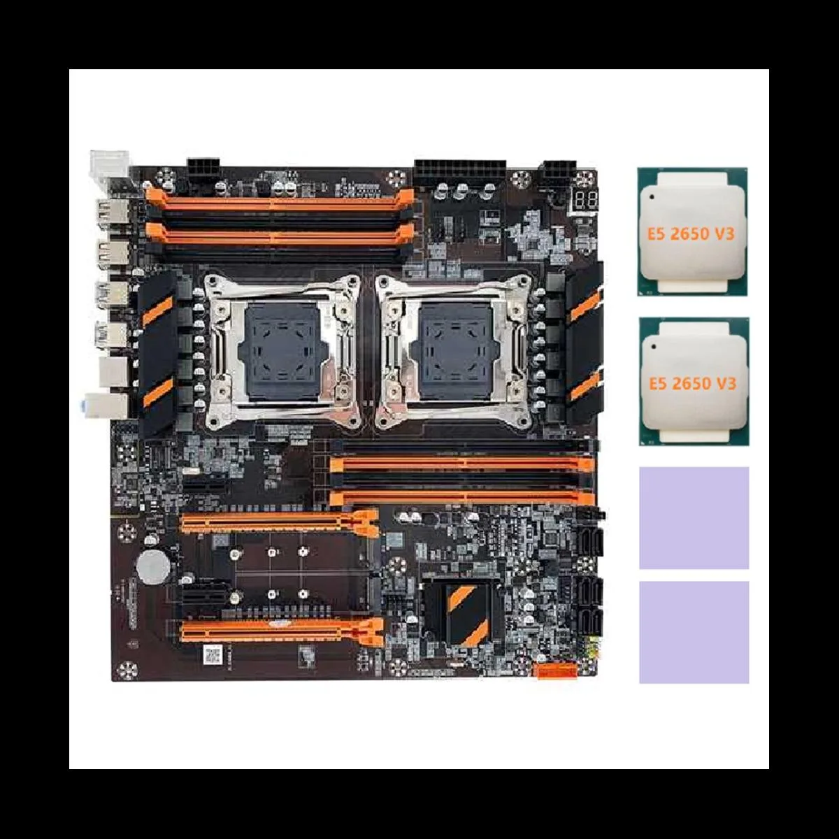 YINGHUA YINGHUA X99 Dual LGA 2011 Server Motherboard with 2×E5-2650 V3 — product photo