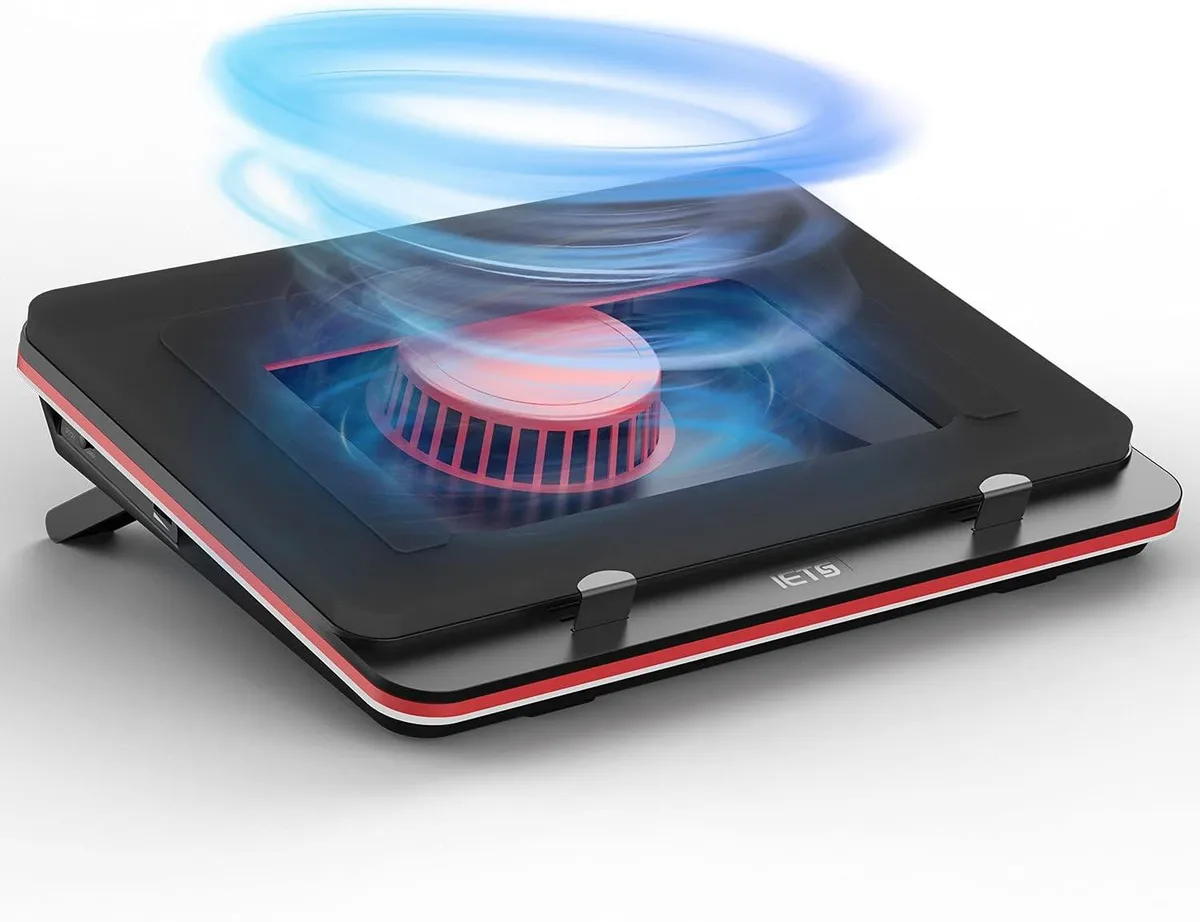 PISKEKAT PISKEKAT GT500 Turbo-Fan 5000 RPM Laptop Cooler 13-17.3 inch 3-Port USB Hub — product photo