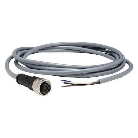 Telemecanique Sensors Telemecanique Sensors M12 4-pin cordset 16.4 ft gray 250VAC/300VDC — product photo