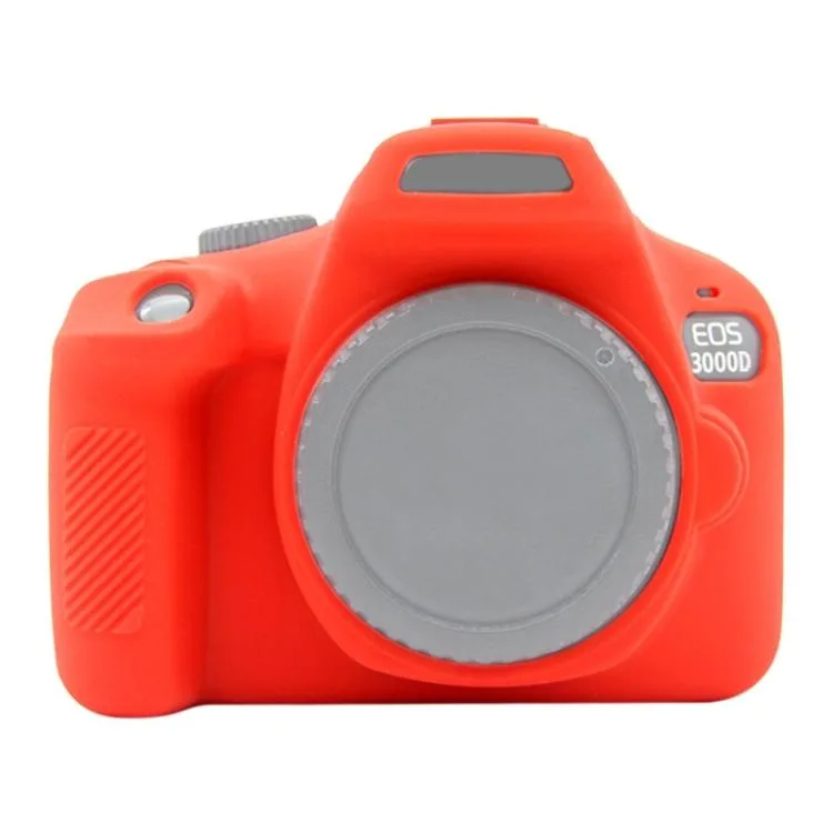 eForChina eForChina Soft Silicone Protective Case for Canon EOS 3000D / 4000D Red — product photo