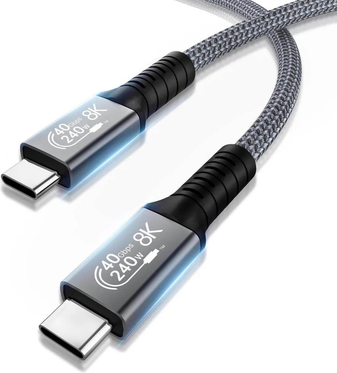 SMUGDESK SMUGDESK USB4 cable 1.5 ft 40 Gbps 240W USB C to USB C — product photo