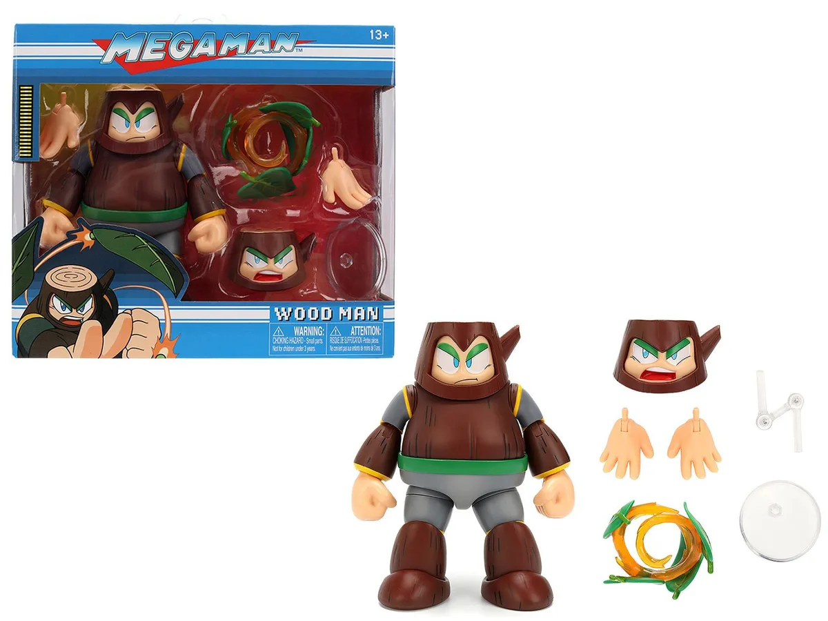 Jada Jada 34693 Mega Man 1:12 Deluxe Wood Man Hobby Collectible — product photo
