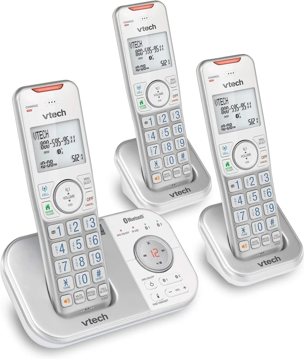 vtech VTech VS112-37 DECT 6.0 Bluetooth 3 handset cordless phone VoIP — product photo