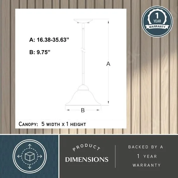 Vaxcel Vaxcel PD5024BN Da Vinci Brushed Nickel Mini Pendant White Glass — product photo