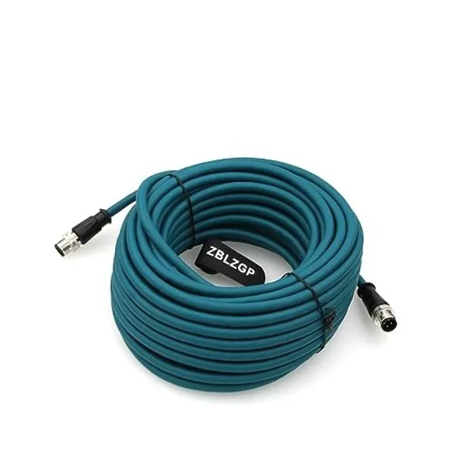 M12 D Code 4 pin cable 15M IP67