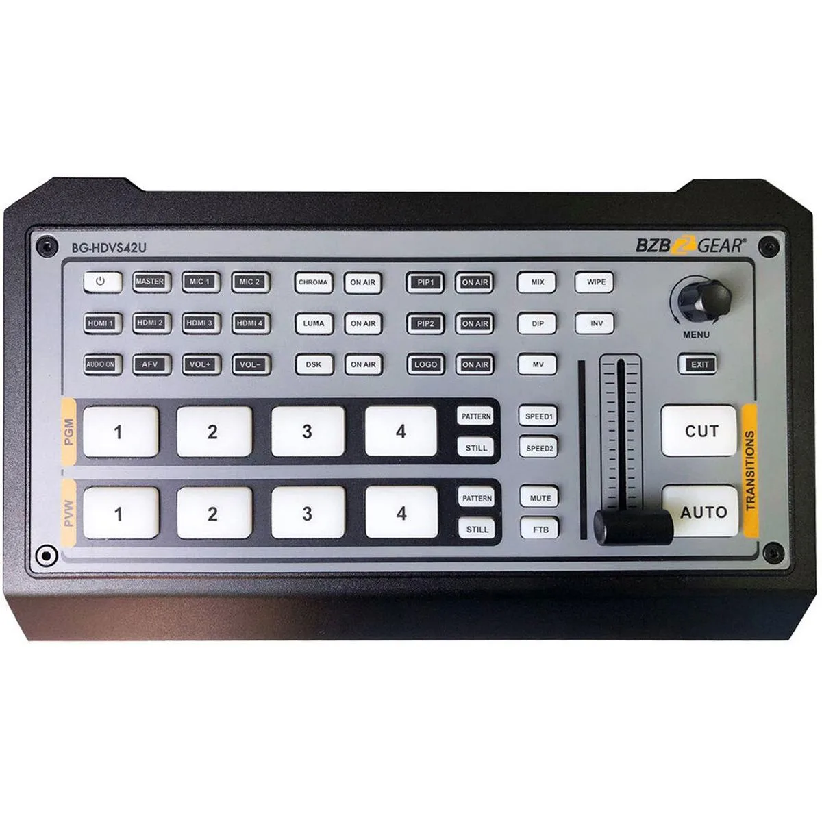 BZB Gear BZB Gear BG-HDVS42U 4-Channel HDMI Mini Live Streaming Video Switcher/Audio Mixer — product photo