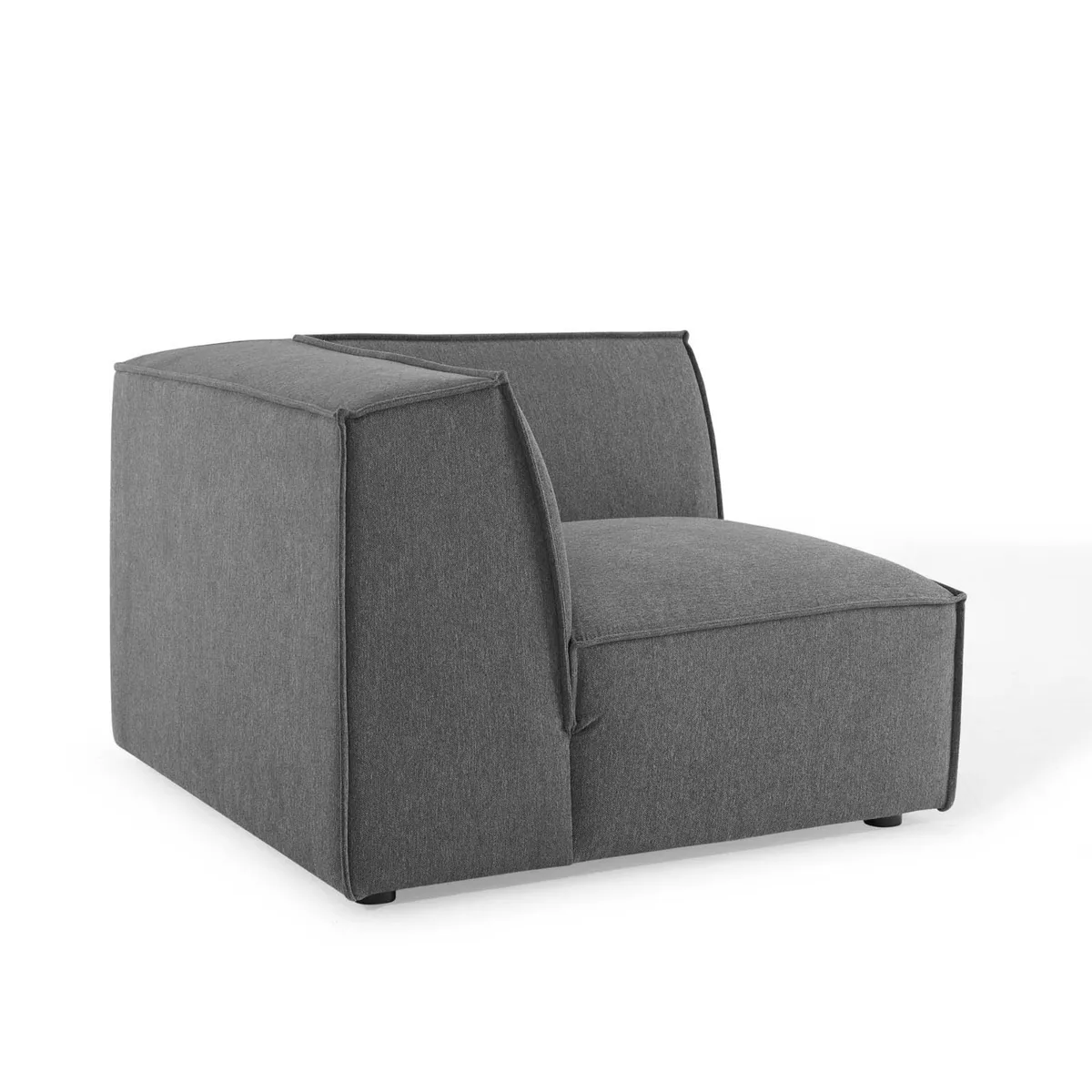 Modway Furniture Modway Furniture Restore Corner Chair Charcoal 40.5"L 28"H 440 lbs — product photo