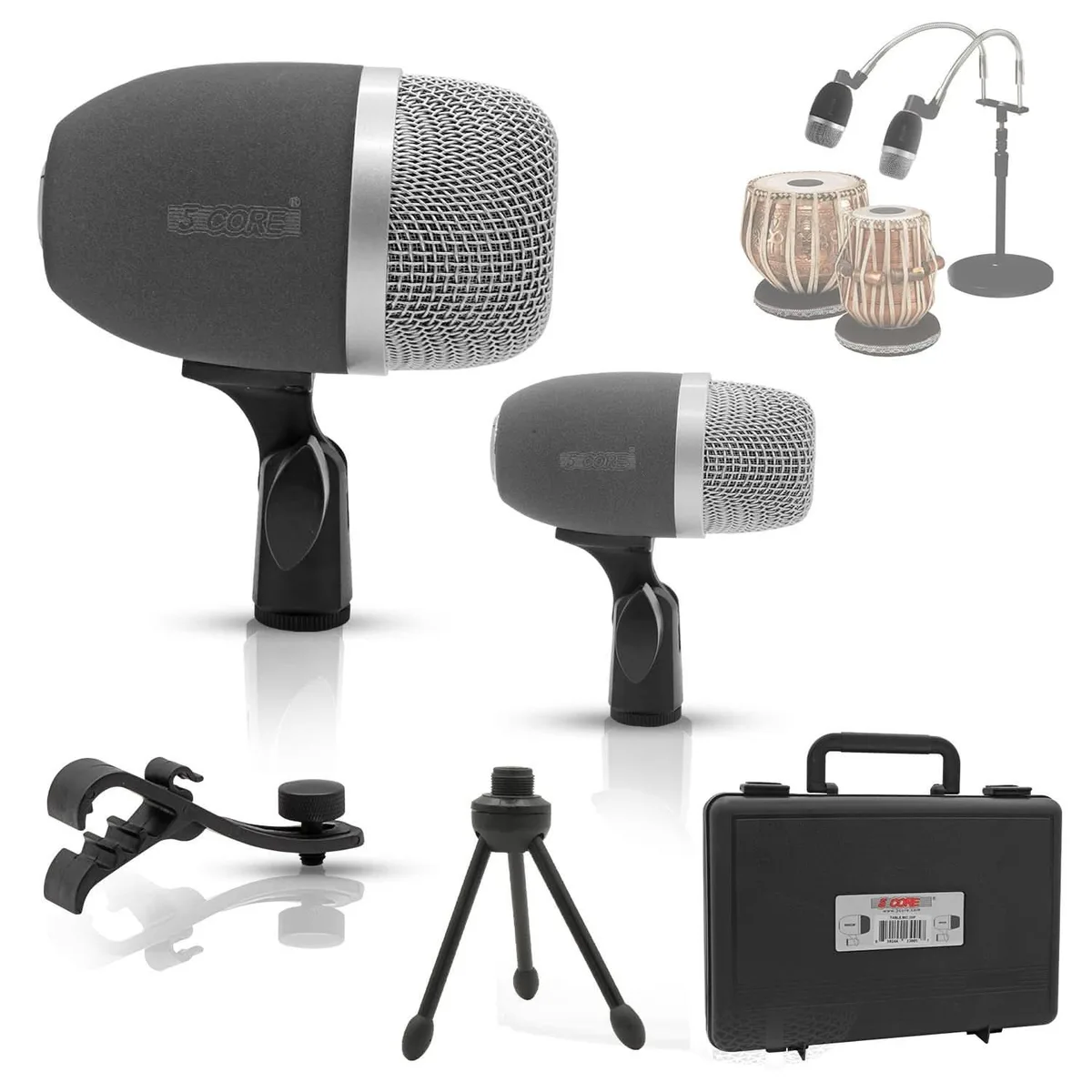 5 Core 5 Core TABLA MIC 2XP Indian Instrument Microphone Set — product photo
