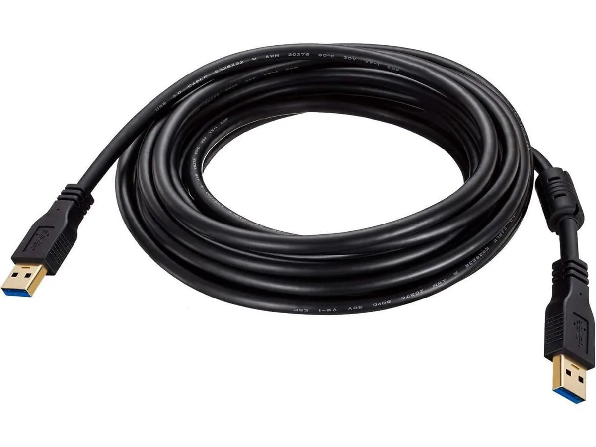 BUCIER BUCIER USB 3.0 Male to Male Cable 20 ft A to A 22 AWG — product photo