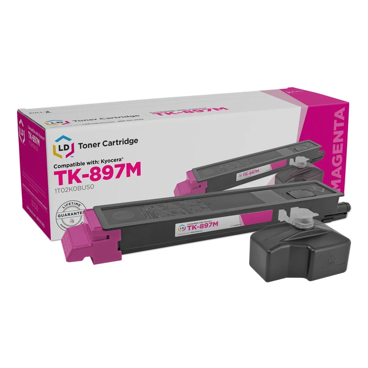 LD Products LD Products Compatible Toner Cartridge TK-897M Magenta — product photo