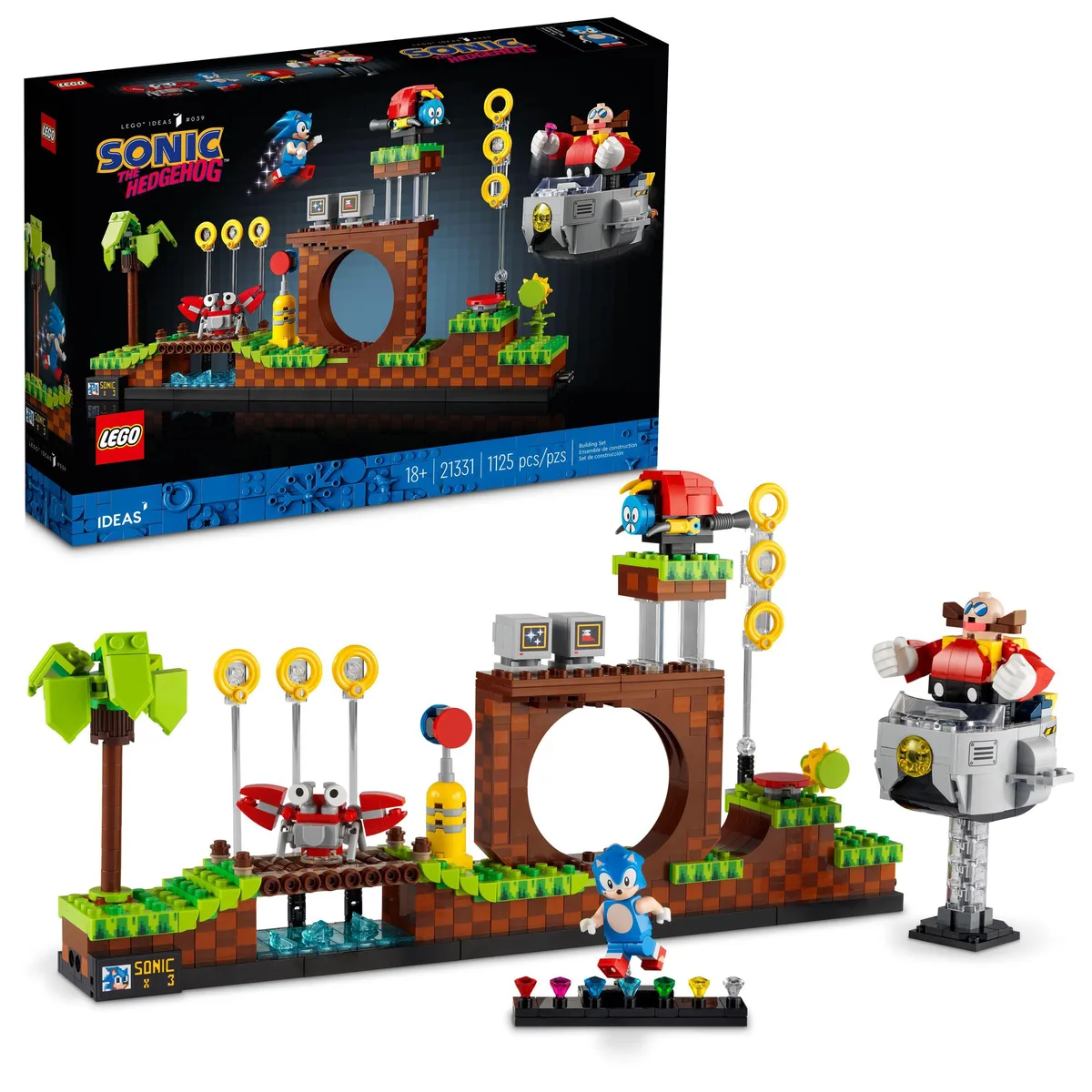 LEGO LEGO Ideas Sonic the Hedgehog Green Hill Zone 21331 Building Set — product photo