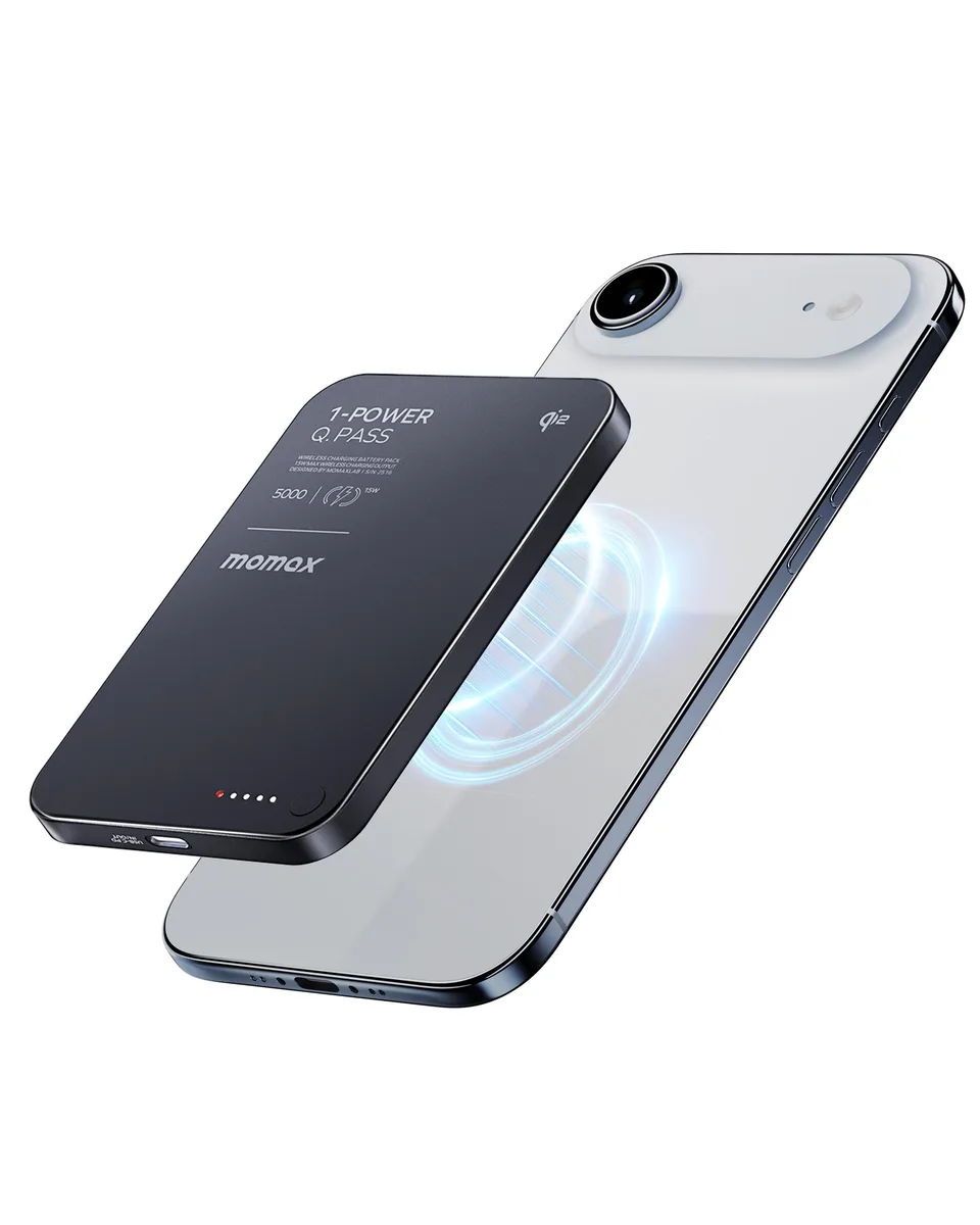 MOMAX Technology Ltd. MOMAX Technology Ltd. IP129Q2D 5000mAh Qi2 15W Power Bank — product photo