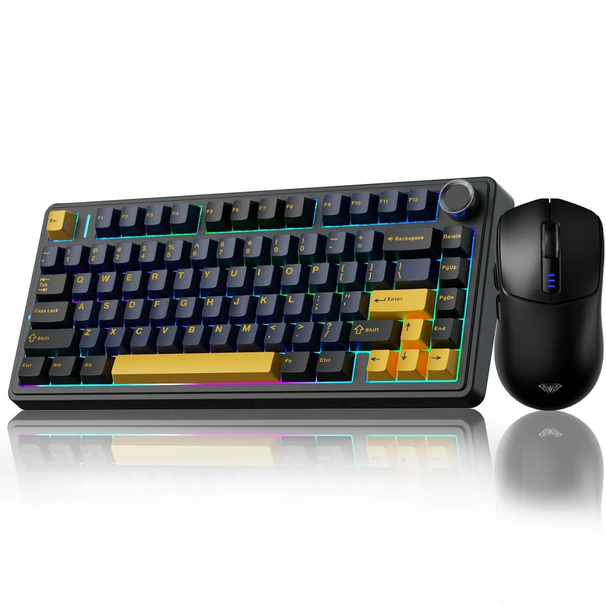 Vszerda Vszerda AULA F75 75% Wireless Mechanical Keyboard &amp; SC580 Mouse Combo Black — product photo