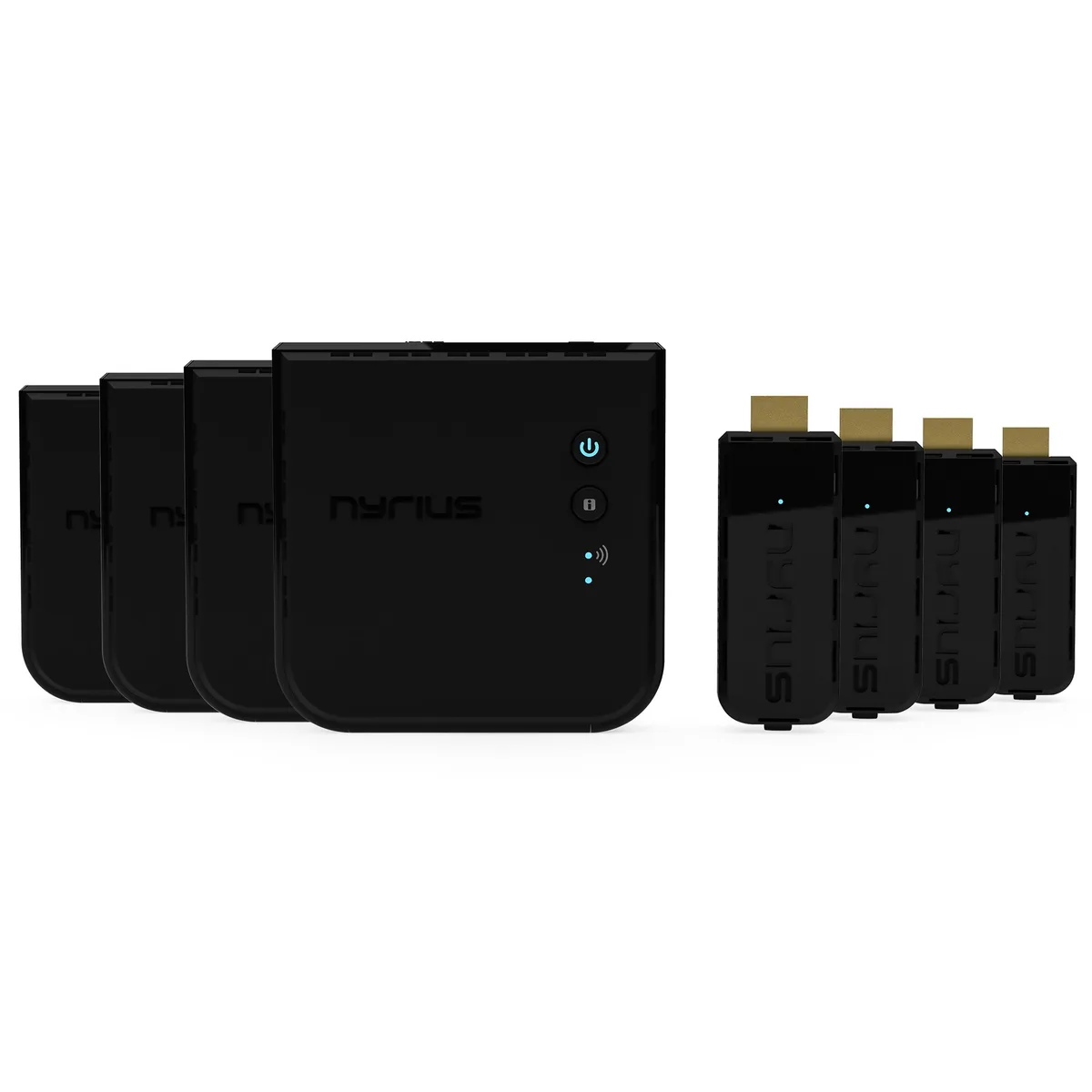 Nyrius Nyrius ARIES Prime NPCS549Q4 Wireless HDMI Kit 1080p 30ft (Pack of 4) — product photo