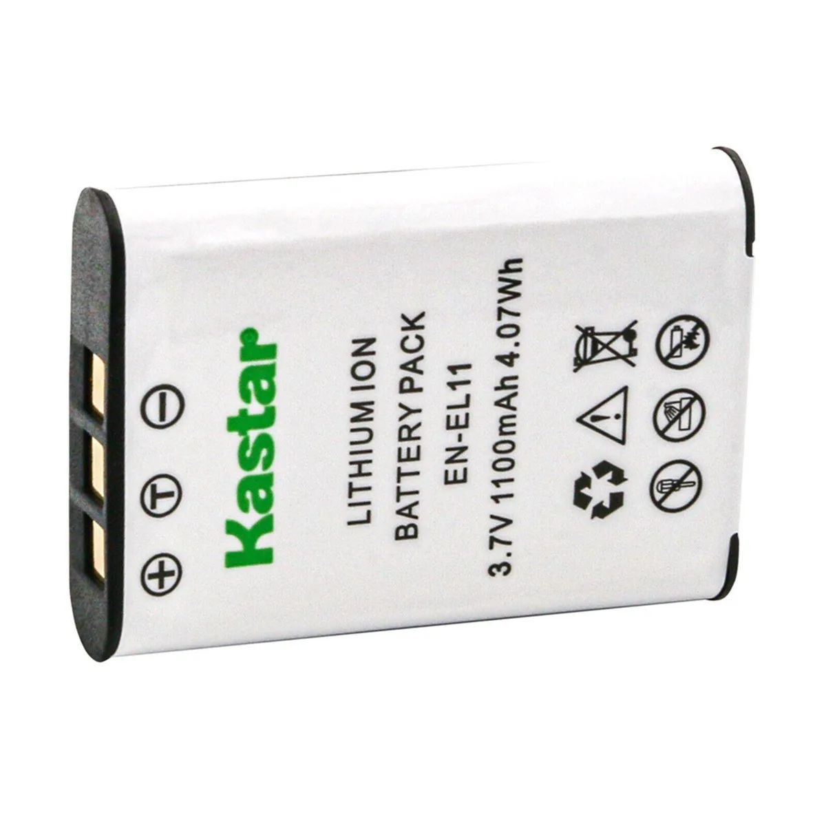 Kastar Kastar EN-EL11 1100mAh 3.7V Li-Ion camera battery for Pentax D-LI78 D-BC78 Optio L50 M50 M60 — product photo
