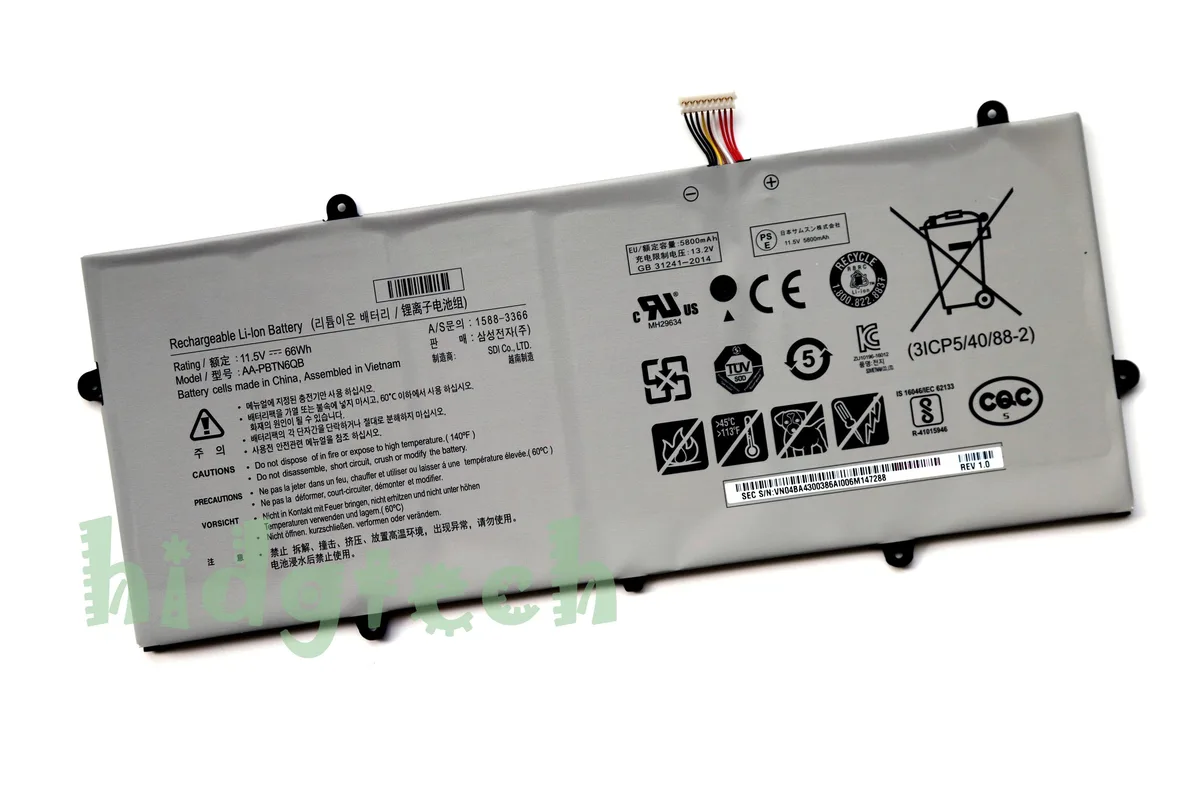 Beisite Beisite AA-PBTN6QB 11.5V 66Wh laptop battery — product photo