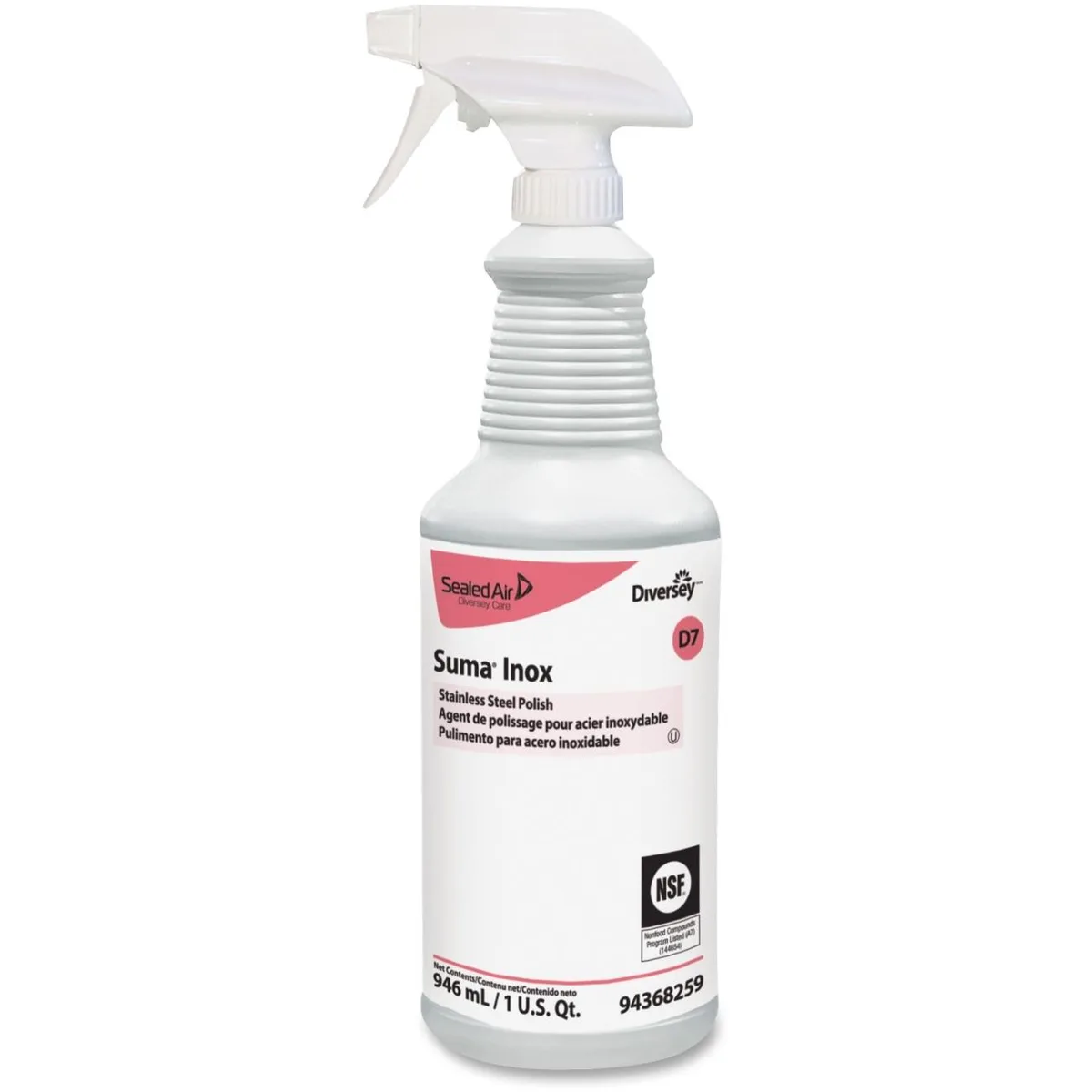 JohnsonDiversey JohnsonDiversey 94368259CT Suma Inox Stainless Steel Polish 6 Carton — product photo