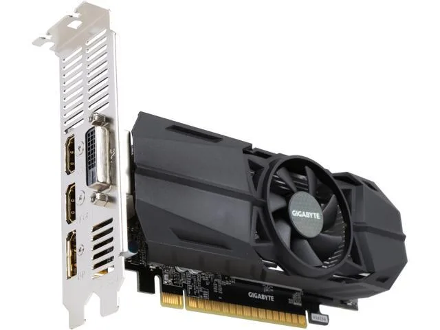 GIGABYTE GIGABYTE GeForce GTX 1050 Ti OC Low Profile 4GB graphics card — product photo