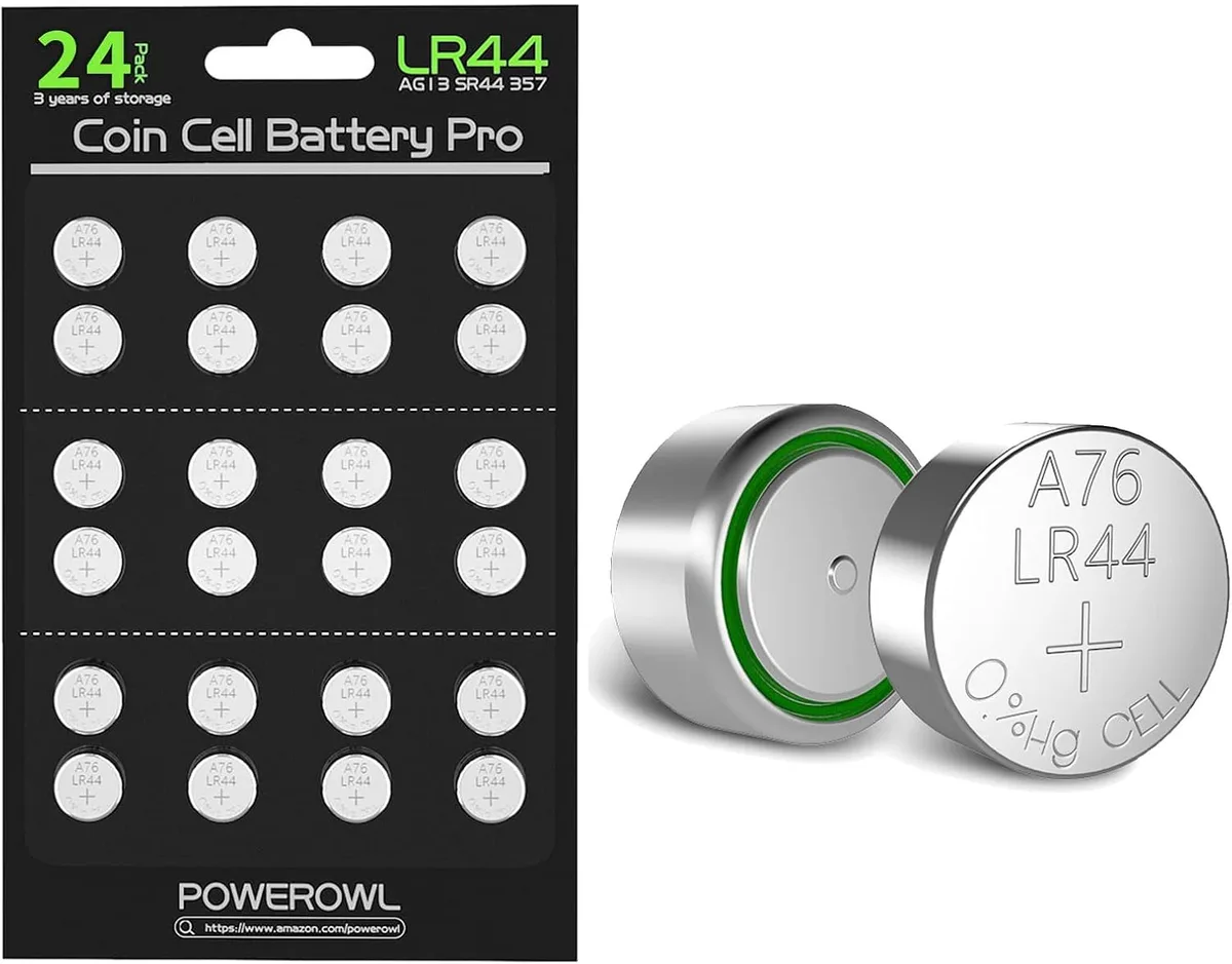 No Sew No Sew LR44 alkaline button cell batteries 24 pack 1.5V 45mAh — product photo