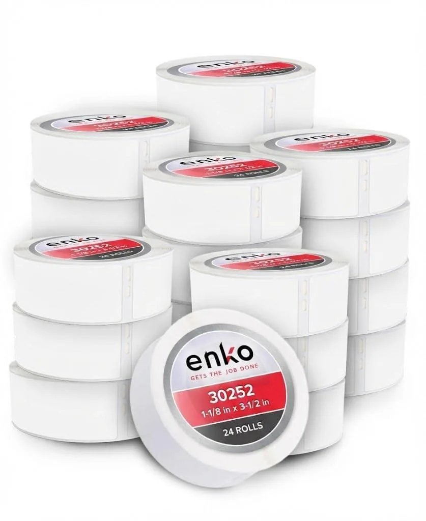  enKo EPK24DY8400V1 Direct Thermal Labels 24 Rolls 8400 — product photo