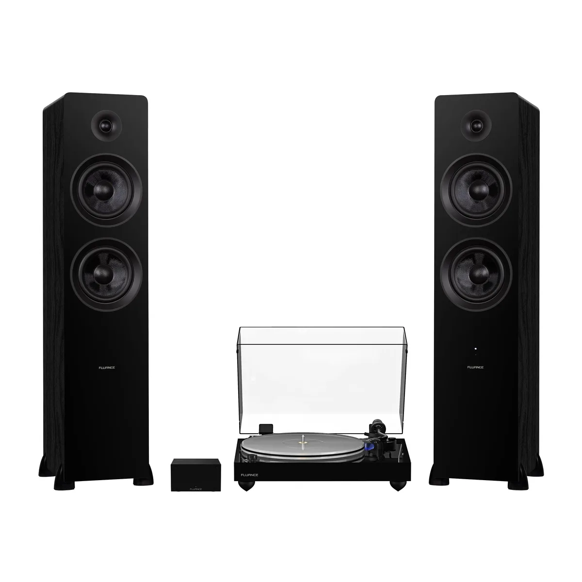 Fluance Fluance RT85 Turntable, PA10 Preamp, Ai81 Speakers, 150W, Ortofon 2M Blue — product photo