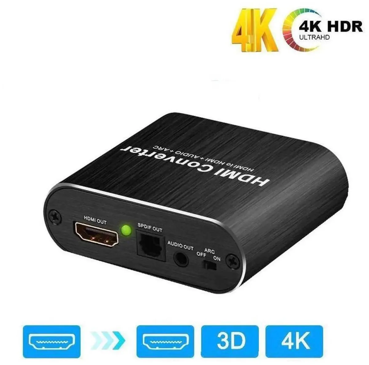 SMUGDESK SMUGDESK 4K@60Hz HDMI 1x2 Splitter with Audio Extractor OZV8 — product photo